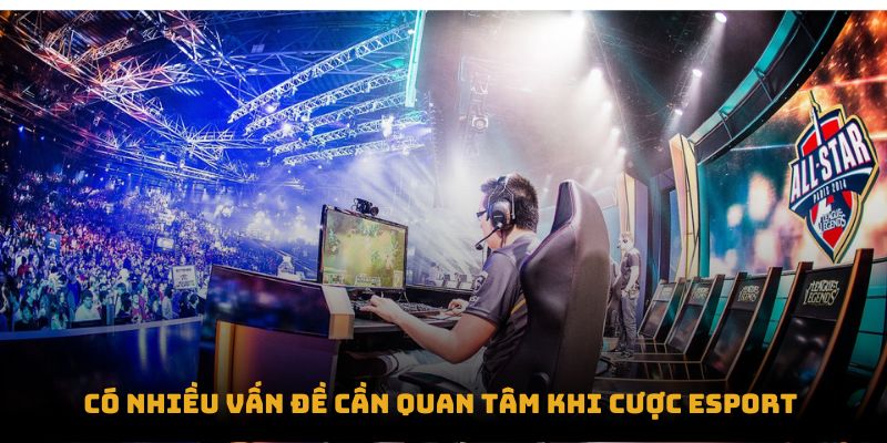 Có nhiều vấn đề cần quan tâm khi cược Esport 